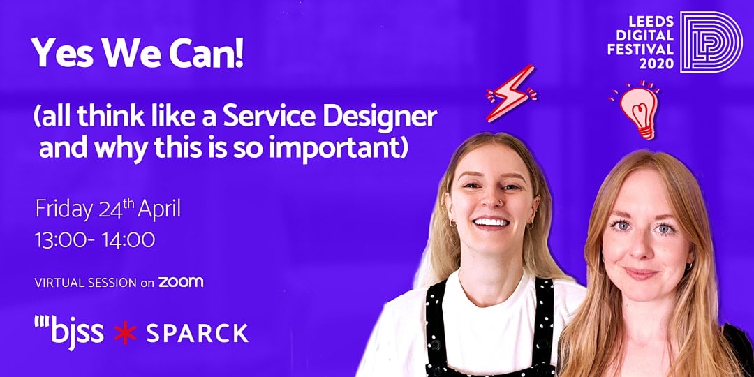 Yes We Can! (Think like Service Designers)