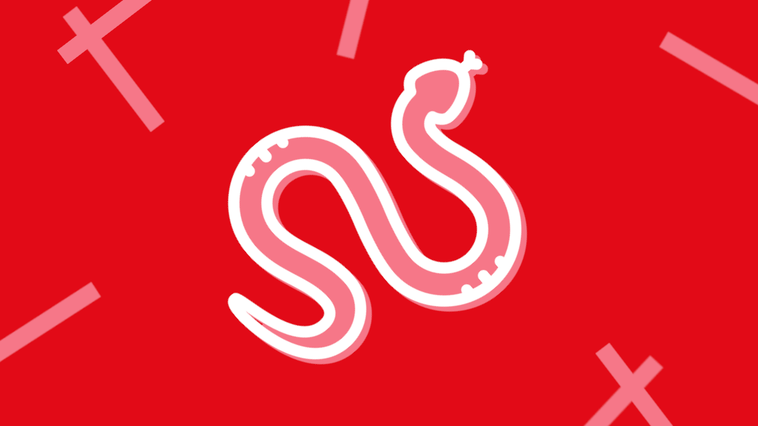 Illustration: a sneaky snake.